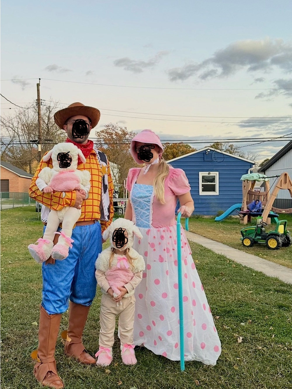 Little Lamb Costume - includes bodysuit suit and headpiece